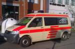 VW Krankentransporter der Fa. KRANKENTRANSPORT GMBH W.Ehrke aus Berlin am 20.02.14 Berlin-Pankow.