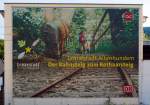 Werbung f�r Bahn und Rothaarsteig....