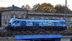 RTB CARGO GmbH, Düren [D] mit der geleasten ELP Euro9000 Lok  2019 306-0  [NVR-Nummer: 90 80 2019 306-0 D-ELP] stand in Bereitschaft am 15.10.25 Höhe Bahnhof Frankfurt/Oder.