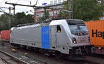 CTL Logistics GmbH mit der geleasten neuen Railpool Lok  188 128  [NVR-Nummer: 91 80 6188 128-3 D-Rpool] am 10.08.26 H�he Bahnhof Hamburg-Harburg.
