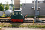 Das ASF 5 der DB Fernverkehr AG (ICE Werk Leipzig), ex DR ASF 114 - Bw Chemnitz-Hilbersdorf, am 21.05.2016 in Leipzig, aufgenommen aus dem Zug.
