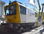 Eiffage Rail Deutschland mit einem Schienen-Sonderfahrzeugs des Typs Windhoff „MPV VentuS“ (eGAF - elektrisches Gleisarbeitsfahrzeug) mit der Nummerierung ( D-ERD 99 80 9110 082-1 ) pr�sentiert auf der InnoTrans 2026 Berlin, 23.09.26