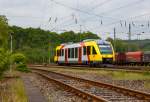  Der VT 209 ABp (95 80 0640 109-4 D-HEB) ein Alstom Coradia LINT 27 der HLB (Hessische Landesbahn) erreicht nun bald (17.05.2015), als RB 95  Sieg-Dill-Bahn  (Au/Sieg - Siegen), den Bahnhof