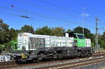 NeS - Netzwerkbahn Sachsen GmbH, Dresden [D] mit der geleasten Nexrail AssetCo S�rl vossloh DE 18 Diesellok  2353  mit franz�sischer Registrierung [NVR-Nummer: 92 87 4185 022-8 F-NXRL] am 06.09.26 H�he Bahnhof Leipzig Thekla.