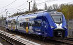 NEB Betriebsgesellschaft mbH, Berlin, Fahrzeugnutzer: Heidekrautbahn mit ihrem Mireo Plus H  563 105-0  (NVR:  90 80 0563 105-0 D-NEBB....) als RB27 nach Berlin Gesundbrunnen am 13.04.26 H�he