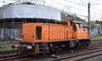 Nordlandrail GmbH mit ihrer MaK DE 1002 Diesellok (NVR:  98 80 0272003-1 D-HLG ) am 08.09.26 H�he Bahnhof Hamburg Harburg.