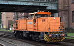 Nordlandrail GmbH mit ihrer MaK DE 1002 Diesellok (NVR:  98 80 0272003-1 D-HLG ) nach dem Umsetzen am 08.09.26 H�he Bahnhof Hamburg Harburg.