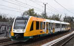 Ostdeutsche Eisenbahn GmbH, Parchim (ODEG), Fahrzeugnutzer: Elbe-Spreee Netz mit ihrem Coradia Lint 54  1622 003  (NVR:  95 80 1622 003-9 D-ODEG..... ) auf Betriebsfahrt Richtung Eberswalde am 13.04.26 Höhe Berlin-Blankenburg.