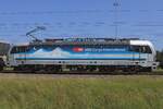 Seitenblick auf 193 110 von SBBCI w�hrend ein Stillstand in Valburg am 12 Juni 2025.