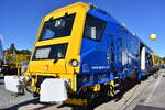 Auf der InnoTrans 2026 Berlin wird eine Gleisbaumaschine der Zukunft pr�sentiert. Der Continuous Tamping Robot 4.0 (auch Stopfroboter 4.0 oder S7 CPLS 32 4.0) ist der erste volldigitalisierte Stopfroboter, der im kontinuierlichen Zweischwellenmodus sowohl Gleise als auch Weichen bearbeiten kann und ist bei der Fa. SPITZKE SE ( D-SPAG 99 80 9121 036-4 ) bereits im Einsatz, 23.09.26