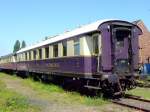 Rheingold-Salonwagen 24 503 des Freundeskreis Eisenbahn K�ln am 14.08.2010 im Rheinischen Industriebahn- Museum (RIM) in K�ln.