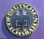 Detail (DRB-Zeichen) am Rheingold-Salonwagen 24 503 des Freundeskreis Eisenbahn K�ln am 14.08.2010 im Rheinischen Industriebahn- Museum (RIM) in K�ln.