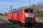 private-evu/875998/railsystems-rp-gmbh-gotha-mit-ihrer Railsystems RP GmbH, Gotha mit ihrer '218 319-2' (NVR: '92 80 1218 319-2 D-RPRS') am 07.03.25 Höhe Bahnhof Berlin Hohenschönhausen.