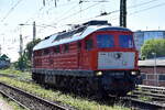SRS - Salzland Rail Service GmbH, Bernburg (Saale) mit der angemieteten Ludmilla  232 903-5 
[NVR-Nummer: 92 80 1232 903-5 D-OST] am 29.07.26 H�he Bahnhof magdeburg-Neustadt.