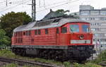 BBG - Bahnbetrieb Gera GmbH, Gera  mit ihrer Ludmilla '232 093-5' [NVR-Nummer: 92 80 1232 093-5 D-GERA] am 26.08.26 H�he Bahnhof Magdeburg-Neustadt.