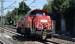 DB Cargo AG, Mainz [D] mit ihrer Voith Gravita 15L BB Lok  265 001-8  (NVR:  92 80 1265 001-8 D-DB ) am 14.08.26 H�he Bahnhof Hamburg-Harburg.