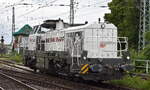 Eiffage Infra-Rail GmbH, Bochum [D] mit ihrer vossloh Diesellok DE 18 [NVR-Nummer: 92 80 4185 013-4 D-ERD] am 26.08.26 H�he Bahnhof Magdeburg-Neustadt.