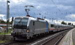 DB Fernverkehr AG, Frankfurt (Main) [D] mit der geleasten Railpool Vectron  7193 206  [NVR-Nummer: 91 80 7193 206-8 D-Rpool] und ICE-L Wagengarnitur Richtung Hamburg am 18.09.26 Durchfahrt Bahnhof Uelzen.