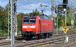 DB Regio AG - Region NRW, Düsseldorf, Fahrzeugnutzer: Verkehrsbetrieb Express-Netz NRW, Düsseldorf mit ihrer  146 004  [NVR-Nummer: 91 80 6146 004-7 D-DB] überraschend am 23.09.25