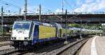 Landesnahverkehrsgesellschaft Niedersachsen mbH, Hannover (LNVG), Fahrzeugnutzer: metronom Eisenbahngesellschaft mbH, Uelzen mit ihrer  146 512  (NVR:  91 80 6146 512-9 D-AMS ) und der RB41 nach Bremen Hbf. am 28.07.26 Einfahrt Bahnhof Hamburg-Harburg. 