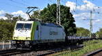 CCW - Captrain Deutschland CargoWest GmbH, G�tersloh [D] mit ihrer  186 152-5  [NVR-Nummer: 91 80 6186 152-5 D-CCW] und dem Mannesmann Stahlrohrzug (schwach ausgelastet) am 18.05.26 H�he Bahnhof Magdeburg-Neustadt. 