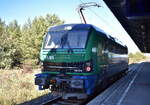 Flex Bahndienstleistungen GmbH, Leipzig [D] mit der geleasten northrail Smartron   192 059  [NVR-Nummer: 91 80 6192 059-4 D-NRAIL] am 19.10.26 abfahrbereit im Bahnhof Sch�nefeld b. Berlin.