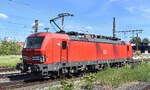 DB Cargo AG, Mainz [D] mit ihrer Vectron   193 383  [NVR-Nummer: 91 80 6193 383-7 D-DB] beim Umsetzen am 28.05.26 H�he Bahnhof Frankfurt/Oder.
