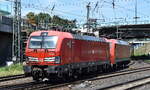 DB Cargo AG, Mainz [D] mit  der Doppeltraktion  152 089-9  [NVR-Nummer: 91 80 6152 089-9 D-DB] +  193 393  [NVR-Nummer: 91 80 6193 393-6 D-DB] Richtung Hamburger Hafen am 23.06.26 H�he Bahnhof Hamburg-Harburg.
