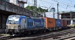 boxXpress.de GmbH, Hamburg [D] mit ihrer  193 883  [NVR-Nummer: 91 80 6193 883-6 D-BOXX] verlässt mit einem Containerzug den Hamburger Hafen am 14.05.25 Höhe Bahnhof Hamburg-Harburg.