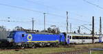 DB Fernverkehr AG [D] mit der geleasten BRCE Vectron   X4 E - 639  [NVR-Nummer: 91 80 6193 639-2 D-DISPO] und EC aus Polen bei der Einfahrt Bahnhof Frankfurt/Oder am 13.11.25