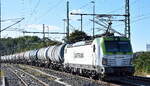 ITL - Eisenbahngesellschaft mbH, Dresden [D] mit ihrer Vectron   193 891-9   [NVR-Nummer: 91 80 6193 891-9 D-ITL] und einem Kesselwagenzug (f�r Dieselkraftstoff) am 06.09.26 H�he Bahnhof Leipzig Thekla. 