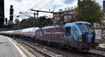 DPB Rail Infra Service GmbH, Frauental [A] mit ihrer geleasten ELL Vectron   193-508  [NVR-Nummer: 91 80 6193 508-9 D-ELOC] und einem Ganzzug Gasdruckkesselwagen (f�r Kohlenwasserstoffgas Gemisch C) Richtung Hambuger Hafen am 08.09.26 H�he Bahnhof Hamburg-Harburg.