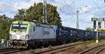 ITL - Eisenbahngesellschaft mbH, Dresden [D] mit ihrer Vectron  193 784-6  [NVR-Nummer: 91 80 6193 784-6 D-ITL] und einem Containerzug am 14.10.26 H�he Bahnhof Magdeburg Neustadt.