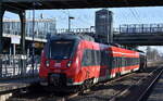 DB Regio AG - Region Nordost, Fahrzeugnutzer: Regionalbereich Berlin/Brandenburg, Potsdam mit ihrer  442 290  (NVR:  94 80 0442 290-3 D-DB.... ) auf Dienstfahrt am 07.03.25 Durchfahrt Bahnhof Berlin