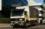 Dieser Logistik LKW kommt vom DRK aus D�sseldorf.