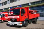 Ger�tewagen-Sand der Feuerwehr Koblenz mit Weisser Aufbau.