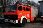LF 16/12 (RE 6040) (Funk:0/44/2) der Feuerwehr Recklinghausen   Aufgenommen auf der Palmkirmes in Recklinghausen, 24.3.2010.