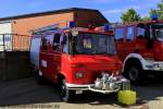 Historisches LF 8 des Feuerwehrmuseums Heiligenhaus.