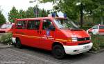 Feuerwehr Viersen   Florian Viersen 19/14  VIE 1962  MTF  VW T4  Aufgenommen beim Tag der Offenen T�r der Feuerwehr Viersen Stadtmitte, 20.6.2010.