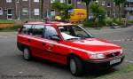 Dieser Opel (DU 2327) f�hrt mit der Funkrufnummer 7/18/1.