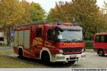 Vorf�hrfahrzeug (TF 06361) von Mercedes Benz mit Rosenbauer Aufbau.