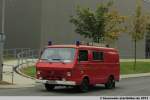 VW LT der Feuerwehr Rheinbreitbach.
Aufgenommen beim Jubil�um 50 Jahre LFV-Rheinland-Pfalz in Mainz,6.10.2012.