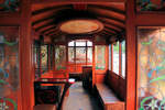 Der  Orient-Express  Wagen von Innen.