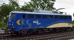 Eisenbahnen und Verkehrsbetriebe Elbe-Weser GmbH, Zeven mit ihrer  140 759-2  (NVR:  91 80 6140 759-2 D-MWB ) und einem Containerzug am 04.06.26 H�he Bahnhof Saarmund.