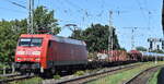DB Cargo AG, Mainz [D] mit ihrer  152 073-3  [NVR-Nummer: 91 80 6152 073-3 D-DB] und einem gemischten G�terzug am 12.08.26 H�he Bahnhof Magdeburg-Neustadt.