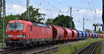 DB Cargo AG, Mainz [D] mit ihrer Vectron  193 326  [NVR-Nummer: 91 80 6193 326-6 D-DB] und einem Kalizug am 21.05.26 H�he Bahnhof Magdeburg-Neustadt.
