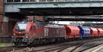 DB Cargo AG, Mainz [D] mit der geleasten ELP Eurodual Lok  2159 207-0  [NVR-Nummer: 90 80 2159 207-0 D-ELP] und einem Kalizug am 08.09.26 H�he Bahnhof Hamburg Harburg.