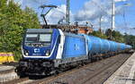 ČD Cargo a.s., Praha [CZ]  mit ihrer  388 012-7  [NVR-Nummer: 91 54 7388 012-7 CZ-CDC] und einem Kesselwagenzug (f�r Dieselkraftstoff) am 18.09.26 Durchfahrt Bahnhof Uelzen.