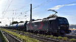 ORLEN Kolej Sp. z o.o. mit der geleasten CARGOUNIT Sp. z o.o., Wroclaw [PL] Vectron '5370 050-4', Name: 'ORZECH' [NVR-Nummer: 91 51 5370 050-4 PL-ID] und einem Kesselwagenzug am 28.09.26 H�he Bahnhof Magdeburg Neustadt.