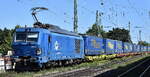 EGP - Eisenbahngesellschaft Potsdam mbH, Wittenberge [D]  mit ihrer Vectron Dual Lok  248 042  [NVR-Nummer: 90 80 2248 042-4 D-EGP] und einem KLV-Zug am 12.08.26 H�he Bahnhof Magdeburg-Neustadt.